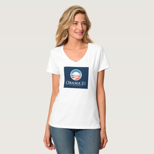 Bring back normalcy, bring back Obama! Obama 2028 Tシャツ (正面フル)