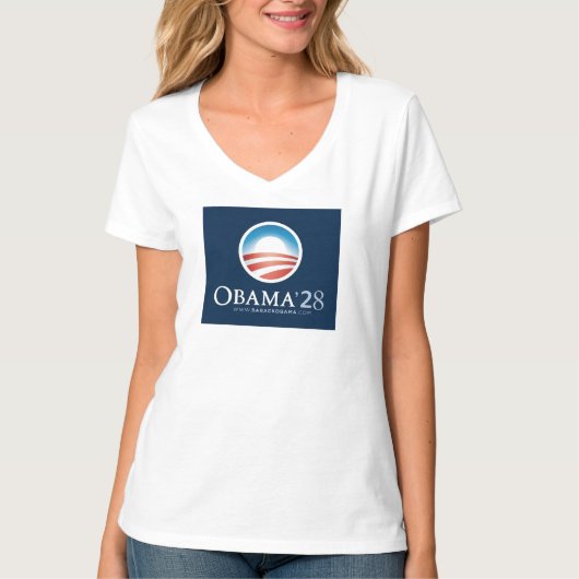 Bring back normalcy, bring back Obama! Obama 2028 Tシャツ (正面)