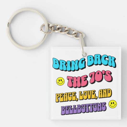 Bring Back the ’70s キーホルダー (正面)