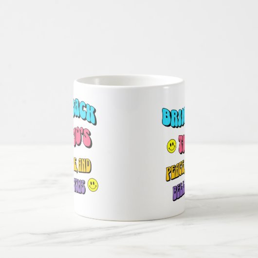 Bring Back the ’70s コーヒーマグカップ (中央)