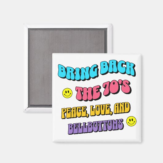Bring Back the ’70s マグネット (正面/裏面)