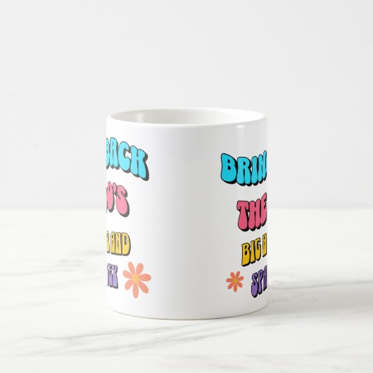 Bring Back the ’80s コーヒーマグカップ (中央)