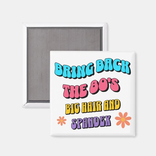 Bring Back the ’80s マグネット (正面/裏面)