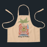 "Bring Earmuffs!" Screaming Mandrake Graphic エプロン<br><div class="desc">Add a dose of magical humor to your collection with this playful “Bring Earmuffs!” design. Featuring a hand holding a mandrake mid-pull — roots wriggling and mouth wide open — this bold illustration captures one of the most unforgettable lessons from Herbology class. With its vintage-inspired color palette and retro poster-style...</div>