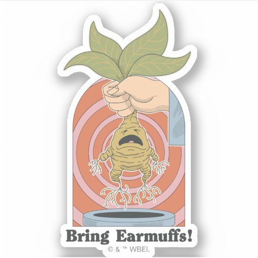 "Bring Earmuffs!" Screaming Mandrake Graphic シール (正面)