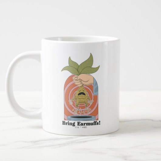 "Bring Earmuffs!" Screaming Mandrake Graphic ジャンボコーヒーマグカップ (左)