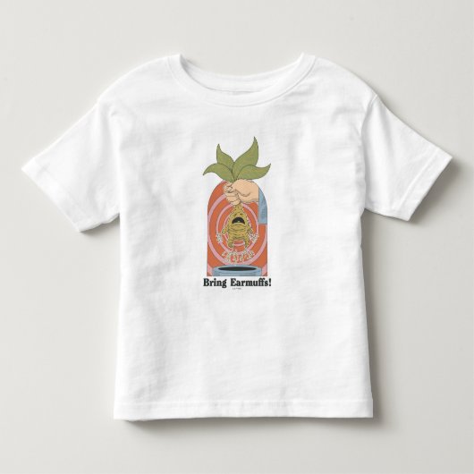 "Bring Earmuffs!" Screaming Mandrake Graphic トドラーTシャツ (正面)