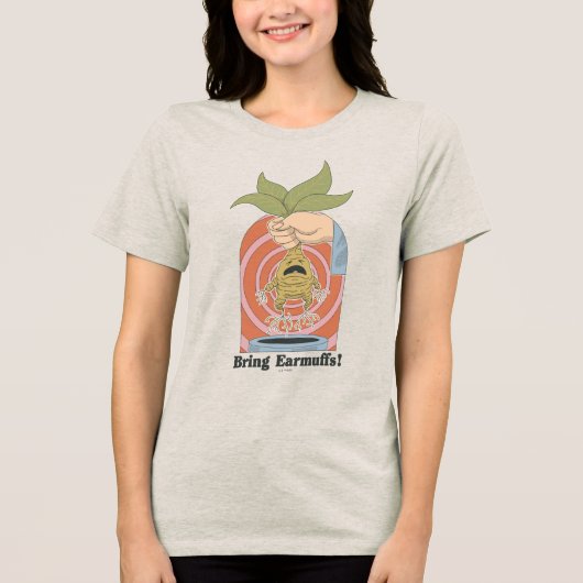 "Bring Earmuffs!" Screaming Mandrake Graphic トライブレンドTシャツ (正面)