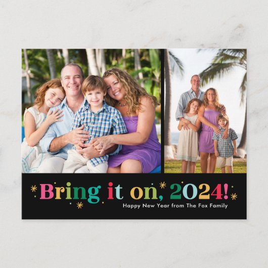 「Bring It On ツー フォト ハッピー ニュー イヤー ポストカード」 シーズンポストカード (正面)