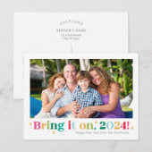 Bring It On ハッピー・ニュー・イヤー フォトカード シーズンポストカード (正面/裏面)