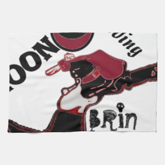 Bring It On - Christmas & よくはしゃぐ宇宙Mashup キッチンタオル (横)