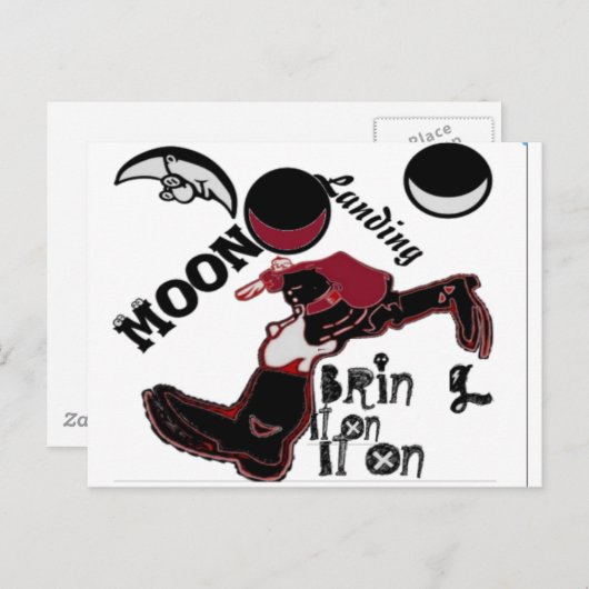 Bring It On - Christmas & よくはしゃぐ宇宙Mashup ポストカード (正面/裏面)