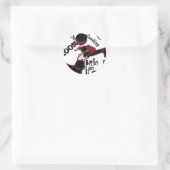 Bring It On - Christmas & よくはしゃぐ宇宙Mashup ラウンドシール (バッグ)