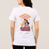 Bring joy, warmth, and brilliance into any space トライブレンドＴシャツ (裏面)