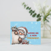 Bring Me A New President Santa Claus シーズンポストカード (スタンド正面)