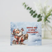 Bring Me A New President Santa Claus シーズンポストカード (スタンド正面)