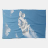 Bring me blue sky and fluffy white clouds whims キッチンタオル (横)