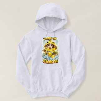 Bring on the Chaos Hoodie Cute Rain Dino パーカ