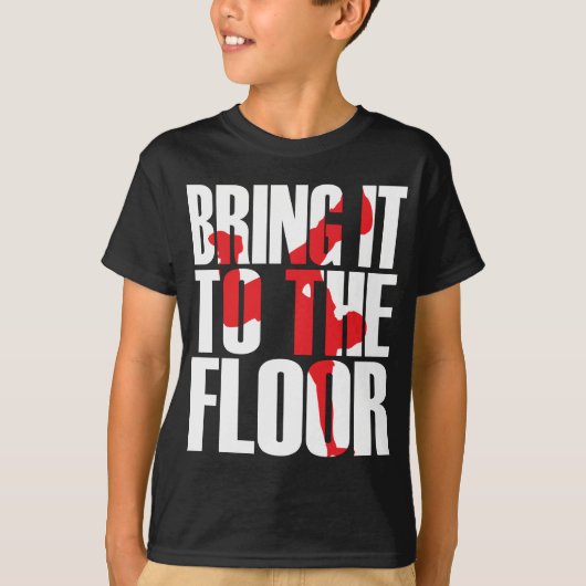 Bring_To_Floor_Wht.ai Tシャツ (正面)