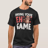 Bring Your Eh Game Cute Beaver Canadian Flag Canad Tシャツ (正面)