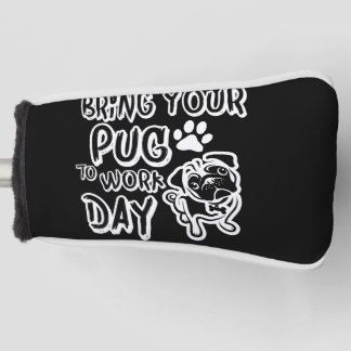 bring your pug to work day ゴルフヘッドカバー