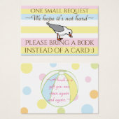 BringABookカード挿入ベビービーチボール (正面&裏面)