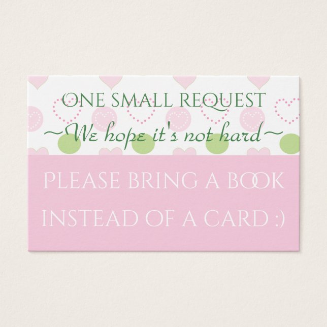 BringABook "砂糖&スパイス"挿入カード/パーソナライズ (正面)