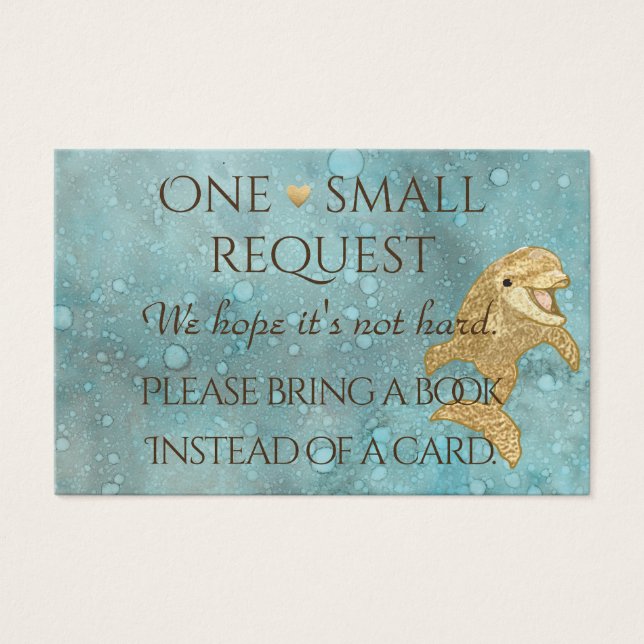 BringABook "金ゴールドイルカ"カードの挿入/個人用設定 (正面)