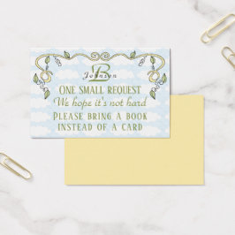 BringABook "Castle/Yellow"挿入カード/パーソナライズ