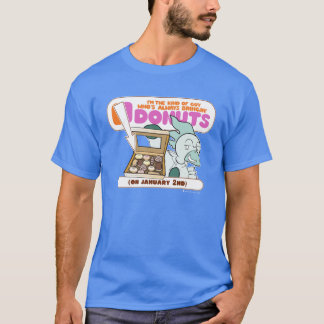 Bringinのドーナツ-煙突の鶏の人のティー Tシャツ