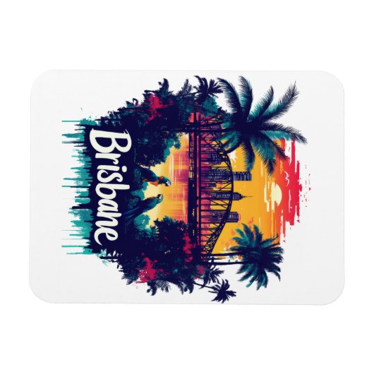 Brisbane マグネット (横)