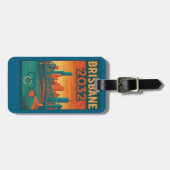 Brisbane 2032 Retro Futuristic Australia, Story Br ラゲッジタグ (正面横)