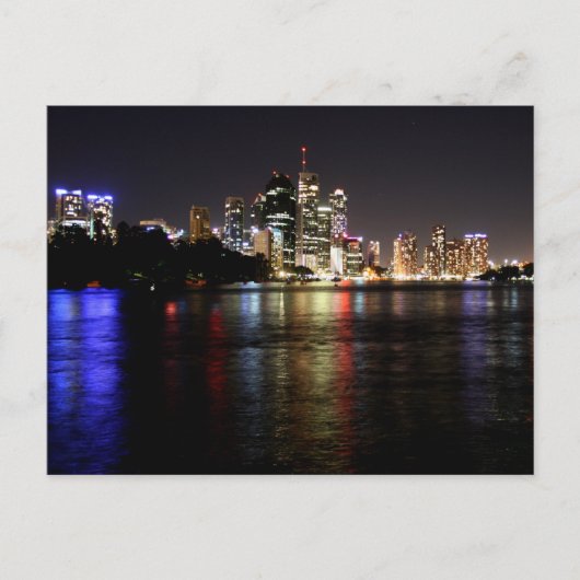 Brisbane at Nightポストカード ポストカード (正面)