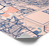 Brisbane Australia Breezy City Map Travel ポスター (角)