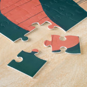 Brisbane Australia Graffiti Street Art Mural ジグソーパズル (側面)