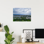 Brisbane River Aerial View from New Farm ポスター (ホームオフィス)