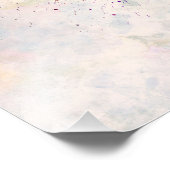 Brisbane skyline in watercolor background フォトプリント            (角)