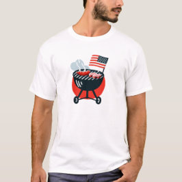 brisket butts ribs & freedom tシャツ