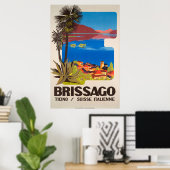 Brissago，ティチーノ，スイス，旅行ポスター ポスター (ホームオフィス)