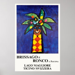Brissago e Ronco s Ascona，スイス，旅行 ポスター