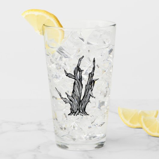 Bristleconeマツ タンブラーグラス (アイス正面)