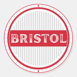 Bristol City Pride Emblem – English Identity ラウンドシール
