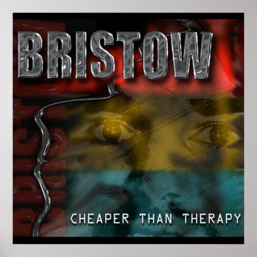 BRISTOW CDバックカバー、セラピーポスターよりも安い ポスター (正面)