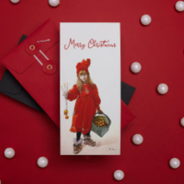Brita as Iduna Carl Larssonヴィンテージアートクリスマス シーズンカード