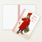 Brita as Iduna Carl Larssonヴィンテージアートクリスマス ノートブック (内側)