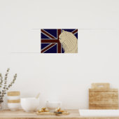 Britanniaシリーズ：ペルシャ猫ケンゾー ポスター (キッチン)