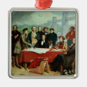 Britannia橋のエンジニアの会議 メタルオーナメント (正面)