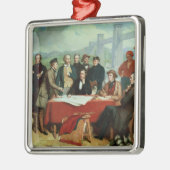 Britannia橋のエンジニアの会議 メタルオーナメント (左)