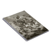 Britannia、c.1765 (版木、銅版、版画)の勝利 ノートブック (右側)