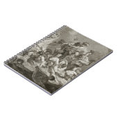 Britannia、c.1765 (版木、銅版、版画)の勝利 ノートブック (左側)